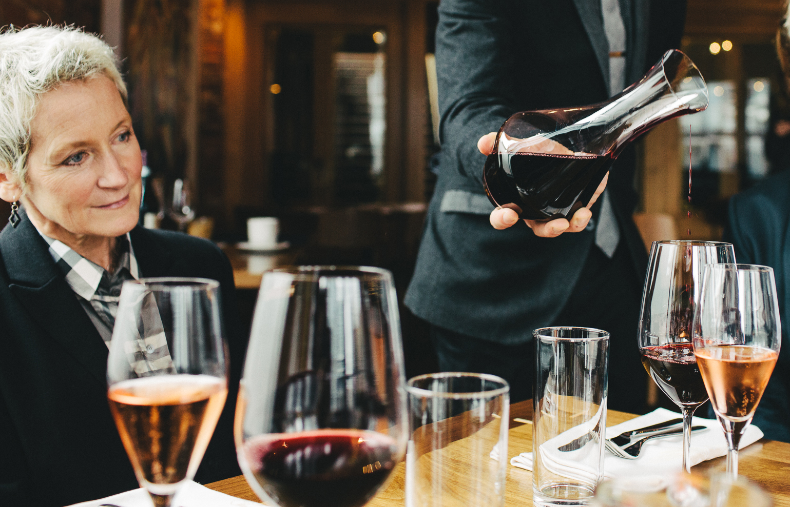 A pour from the Chambar cellar