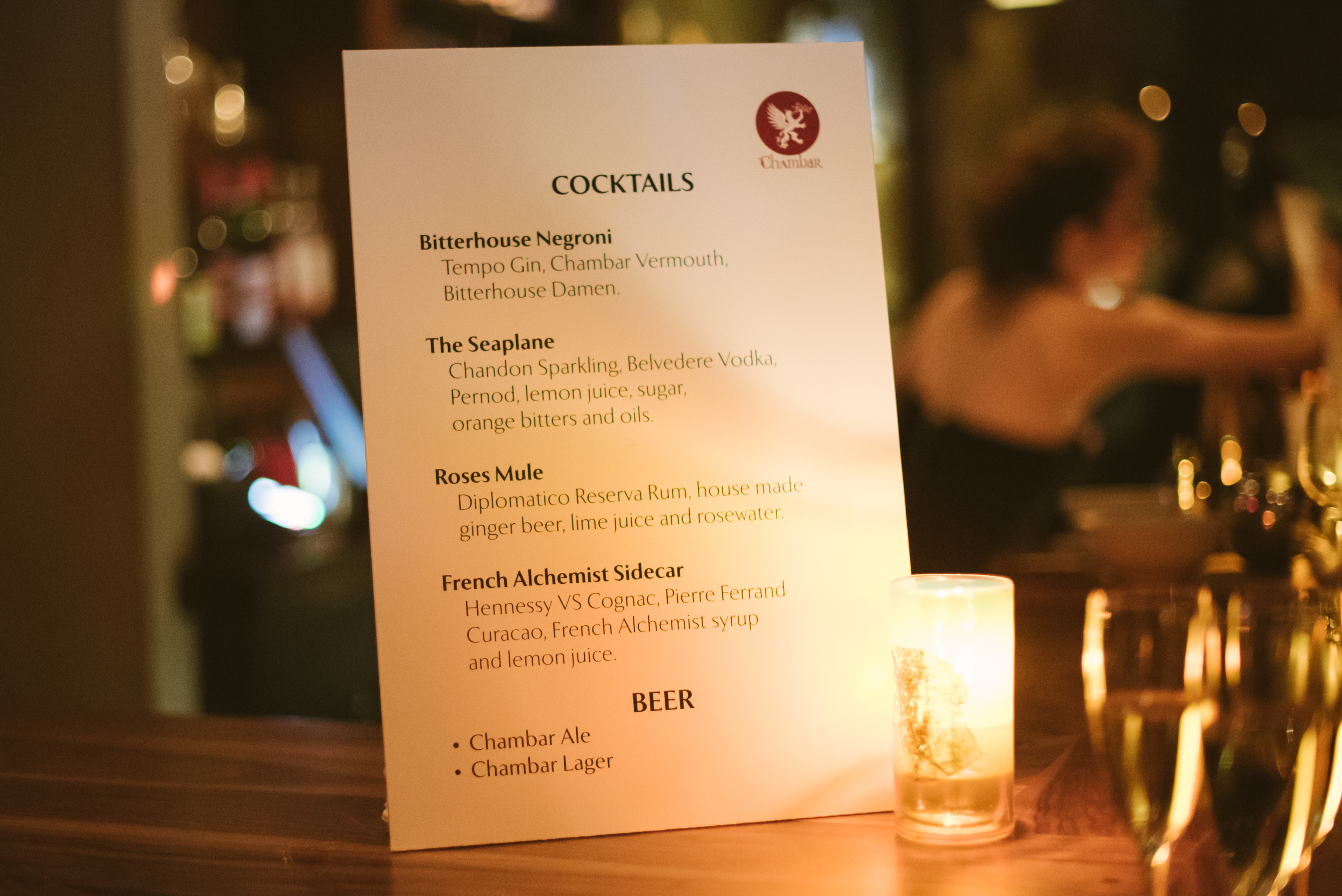 New Year's Eve event at Chambar