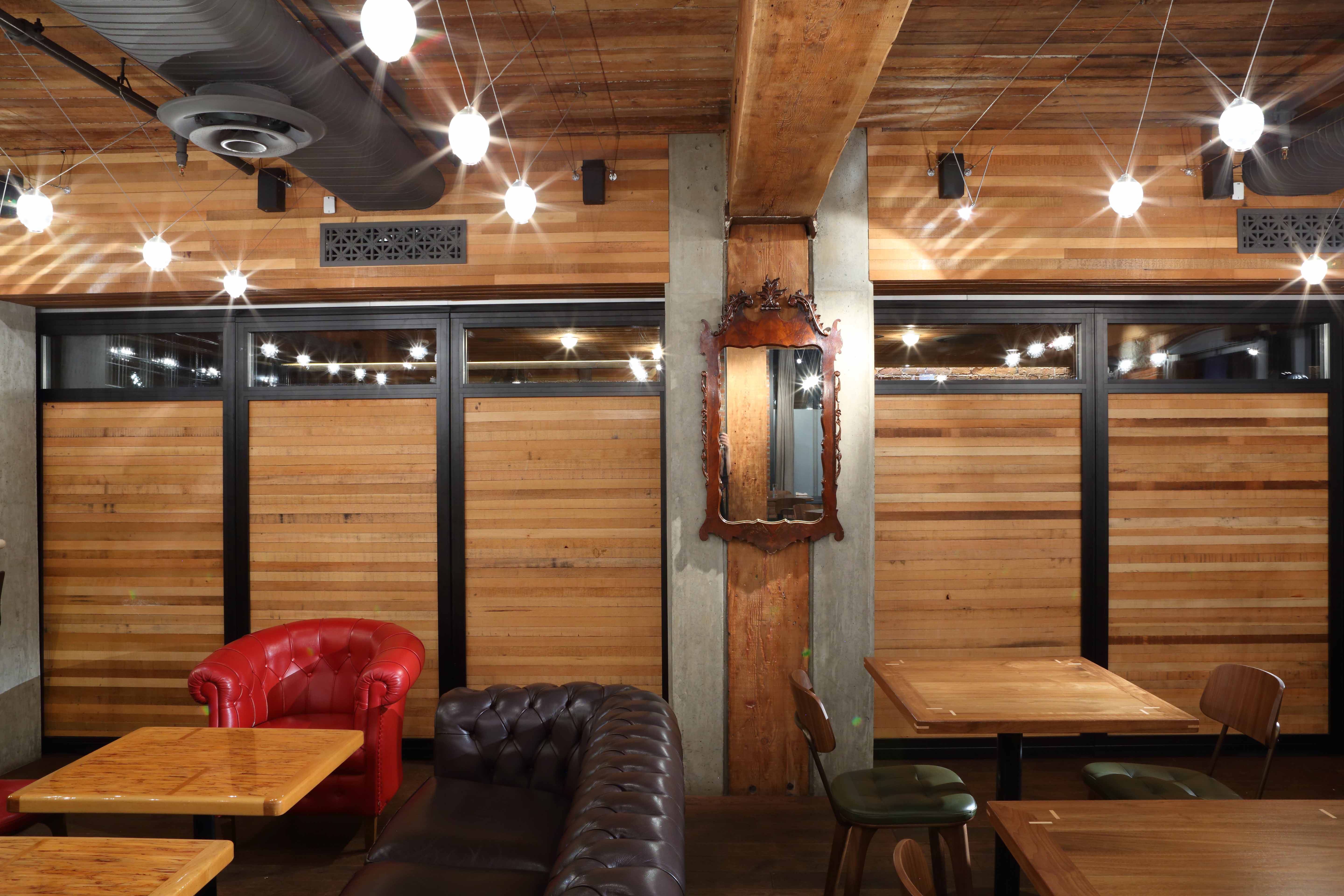 Doors to Chambar's private dining room