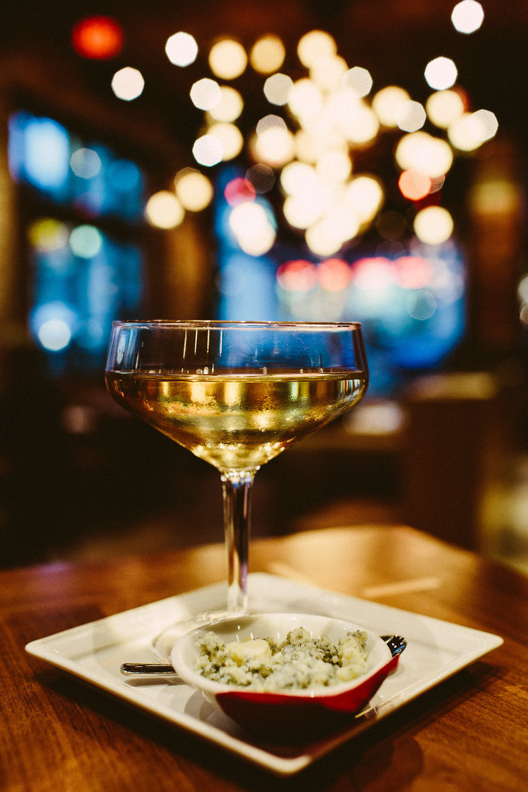 The Blue Fig — Chambar's iconic signature cocktail